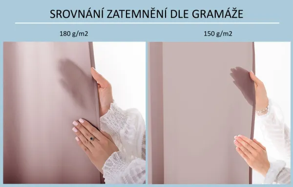 3kraft Záves Carli s očkami púdrovo ružový, veľkosť 200x270
