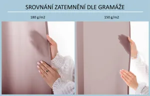 3kraft Záves Carli s očkami púdrovo ružový, veľkosť 200x270