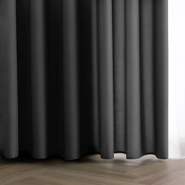 3kraft Záves Carli s priechodkami sivý, veľkosť 200x270