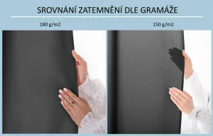 3kraft Záves Carli s priechodkami sivý, veľkosť 200x270