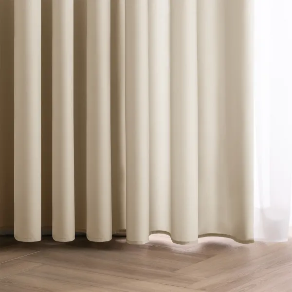 3kraft Záves Carli s priechodkami svetlo béžový, veľkosť 200x270