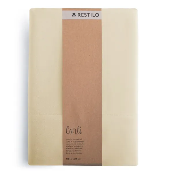 3kraft Záves Carli s multifunkčnou páskou pieskovo béžový, veľkosť 200x270