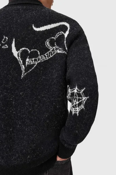 Kardigán s prímesov alpaky AllSaints