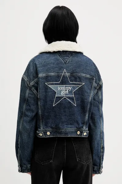 Rifľová bunda Tommy Jeans