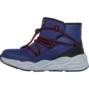 Skechers TURBO TREAD Detská zimná obuv, tmavo modrá, veľkosť