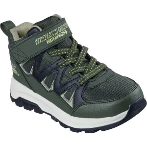Skechers STORM BLAZER Detská zimná obuv, khaki, veľkosť
