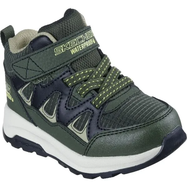 Skechers STORM BLAZER Detská zimná obuv, khaki, veľkosť