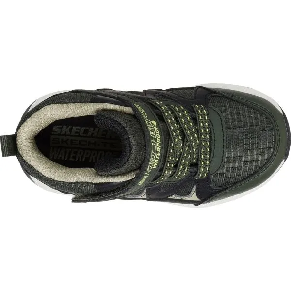 Skechers STORM BLAZER Detská zimná obuv, khaki, veľkosť