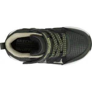 Skechers STORM BLAZER Detská zimná obuv, khaki, veľkosť