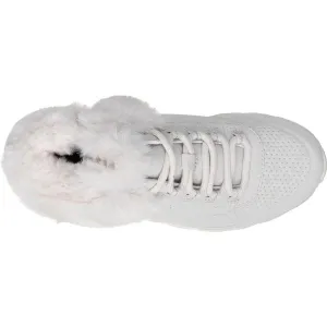 Skechers UNO LITE - COZY LEOPARD Dievčenská zimná obuv, sivá, veľkosť