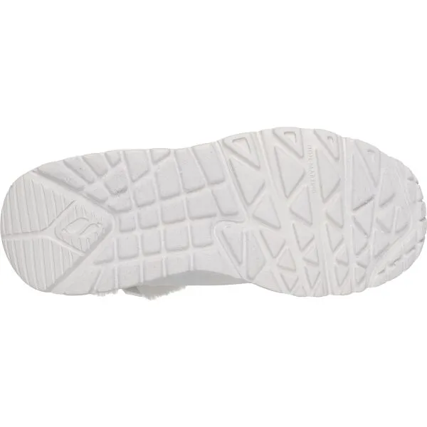 Skechers UNO LITE - COZY LEOPARD Dievčenská zimná obuv, sivá, veľkosť