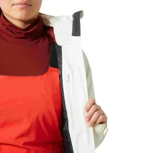 Helly Hansen W PANORAMA INS JACKET Dámska lyžiarska bunda, biela, veľkosť