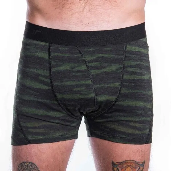 Sensor MERINO IMPRESS Pánske trenky, čierna, veľkosť