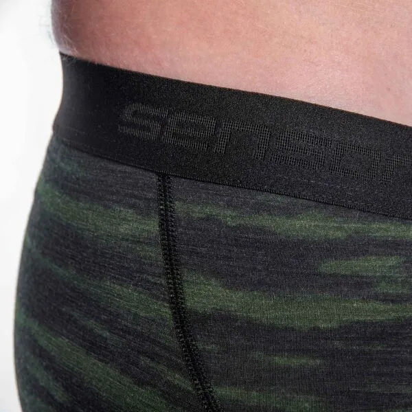 Sensor MERINO IMPRESS Pánske trenky, čierna, veľkosť
