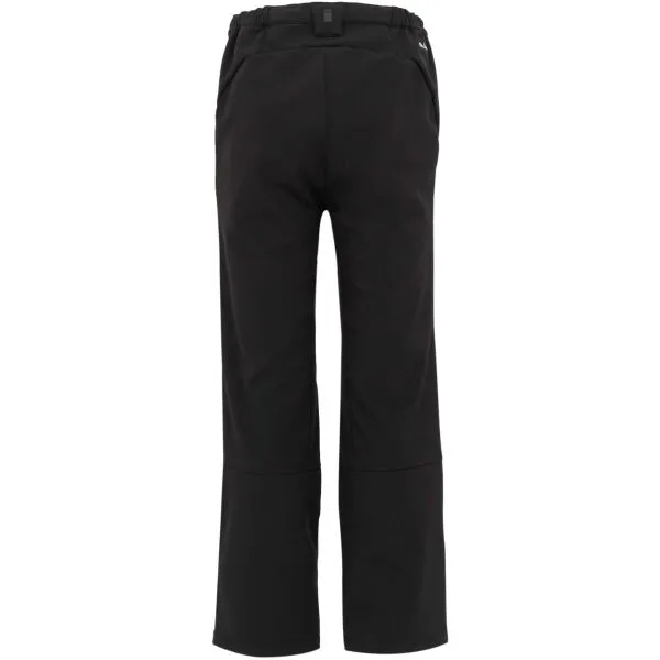 REGATTA OUTDOORS SOFTSHELL TROUSERS JR Detské nohavice, čierna, veľkosť 7-8Y