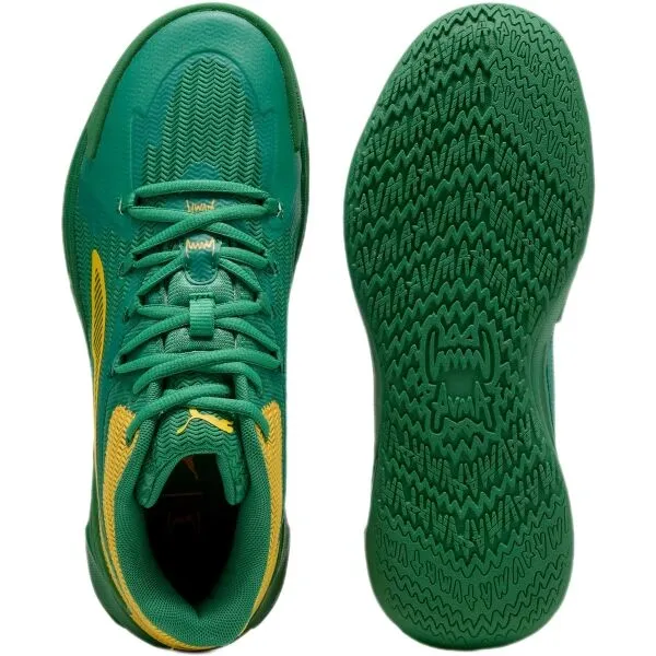 Puma DAGGER Pánska basketbalová obuv, zelená, veľkosť 43