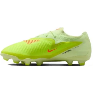 Nike JR PHANTOM 6 LOW PRO FG/MG Detské kopačky, svetlo zelená, veľkosť 36.5