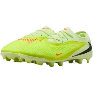 Nike JR PHANTOM 6 LOW PRO FG/MG Detské kopačky, svetlo zelená, veľkosť 36.5