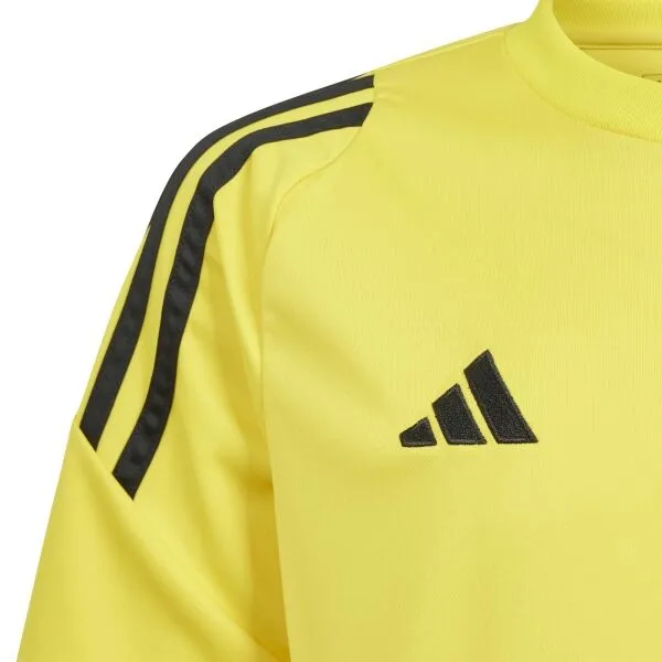 adidas TIRO24 JERSEY Y Chlapčenský futbalový dres, žltá, veľkosť