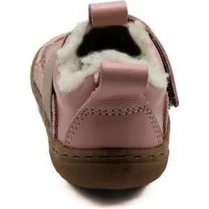 PEGRES SBF 64W Detská zimná barefoot obuv, ružová, veľkosť