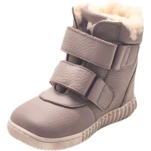 PEGRES B 1706 Detská zimná barefoot obuv, sivá, veľkosť