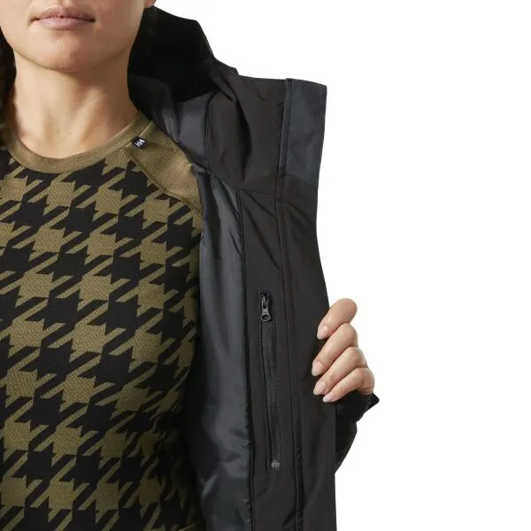 Helly Hansen W PANORAMA INS JACKET Dámska lyžiarska bunda, čierna, veľkosť
