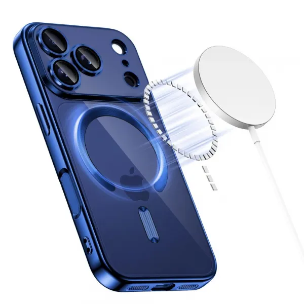 Tech-Protect MagFlex MagSafe iPhone 17 Pro, lesklá modrá