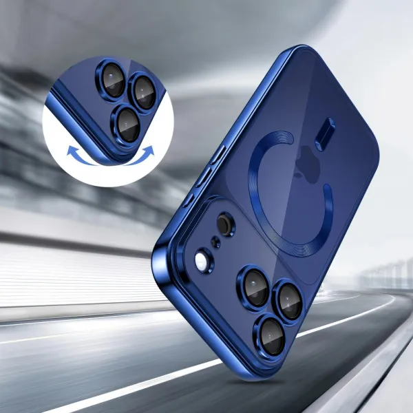 Tech-Protect MagFlex MagSafe iPhone 17 Pro, lesklá modrá
