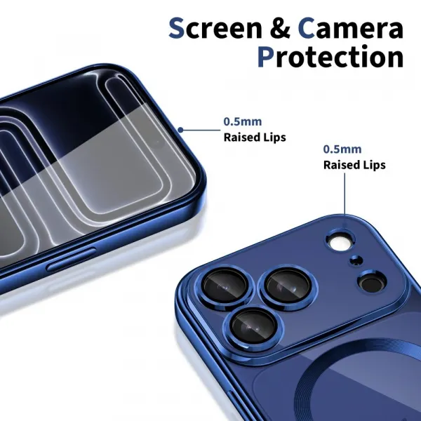 Tech-Protect MagFlex MagSafe iPhone 17 Pro, lesklá modrá