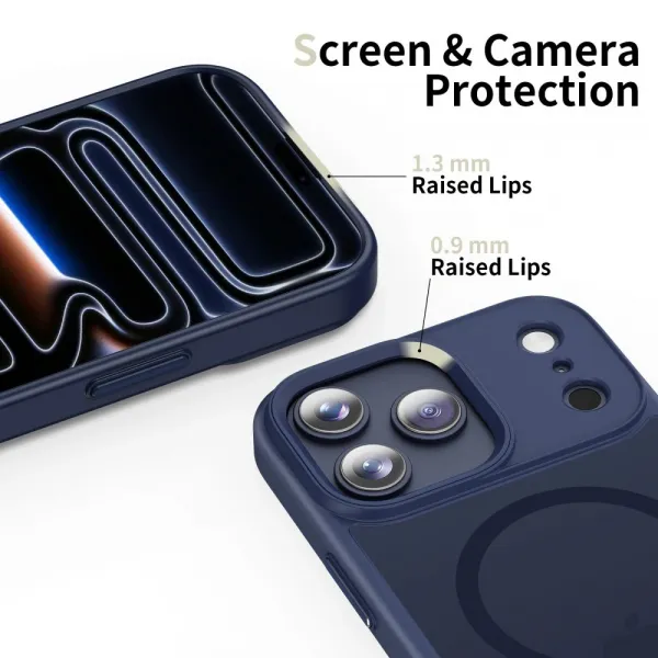 Tech-Protect MagMat MagSafe iPhone 17 Pro, matná modrá