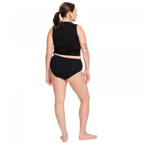 Menštruačné nohavičky Modibodi Basic Mid-Rise Brief Super-Overnight (BSMBSOBLAW) S