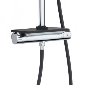 Eisl Eisl - Sprchový set vrátane termostatické batérie GRANDE VITA BLACK DX1103CST