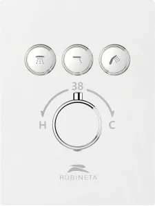 Rubineta - Termostatická podomietková batéria Thermo-3F OLBAPM0016