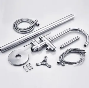 CALANI - Vaňová batéria voľne stojaca NEXOS F chromE CAL-B0052
