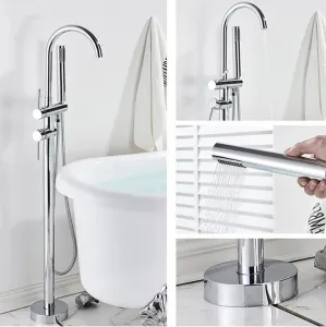 CALANI - Vaňová batéria voľne stojaca NEXOS F chromE CAL-B0052