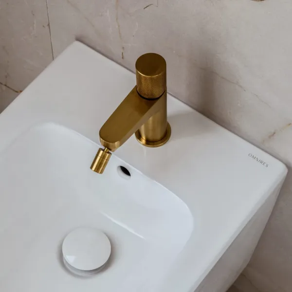OMNIRES - CONTOUR bidetová batéria zlatá kartáčovaná /GLB/ CT8020GLB