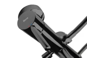REA - Vaňová batéria Lungo čierna metalická REA-B4422