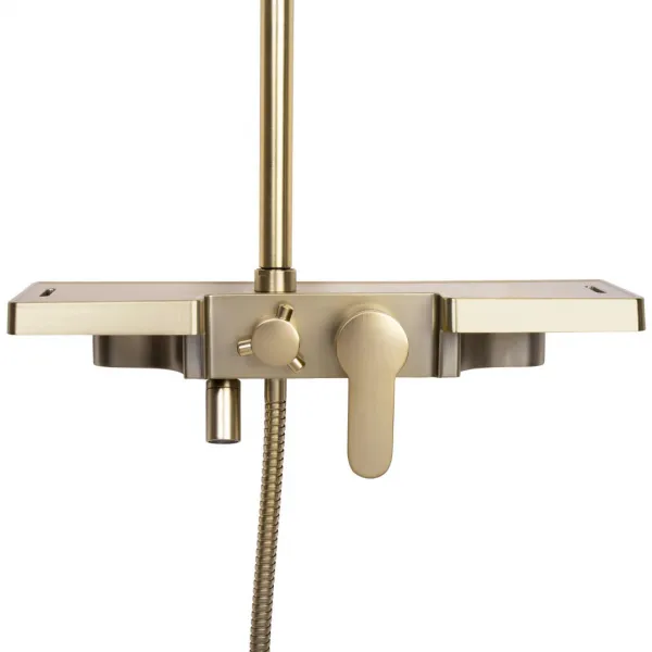 REA REA - Sprchový set BRAVO Brush Gold REA-P4121