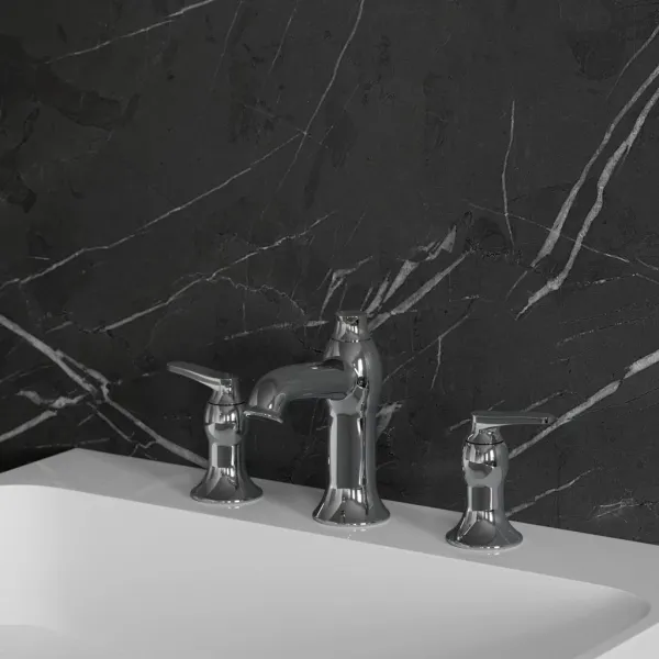OMNIRES - ART DECO umývadlová batéria 3-otvorová, chróm lesk AD5114CR