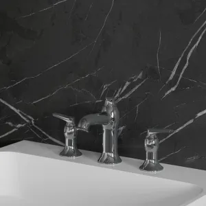 OMNIRES - ART DECO umývadlová batéria 3-otvorová, chróm lesk AD5114CR