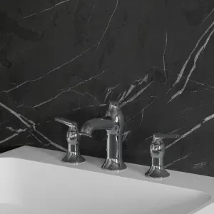 OMNIRES - ART DECO umývadlová batéria 3-otvorová, chróm lesk AD5114CR