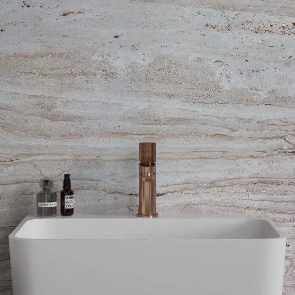 OMNIRES - CONTOUR umývadlová batéria, kartáčovaná meď CT8010CPB