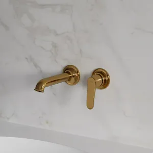 OMNIRES - ART DECO umývadlová batéria podomietková, zlatá lesk AD5115GL