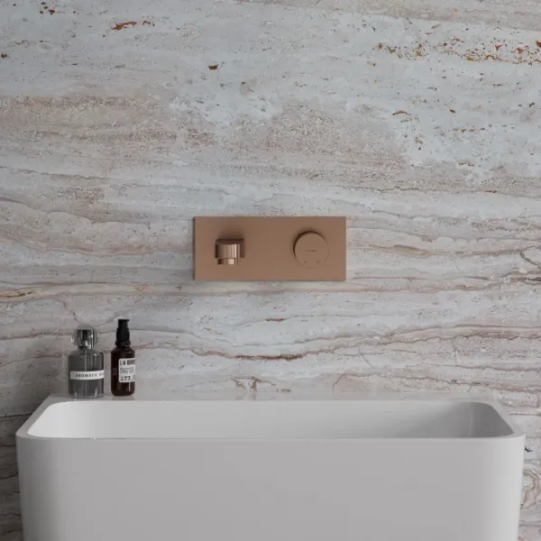 OMNIRES - CONTOUR podomietková umývadlová batéria, kartáčovaná meď CT8015CPB