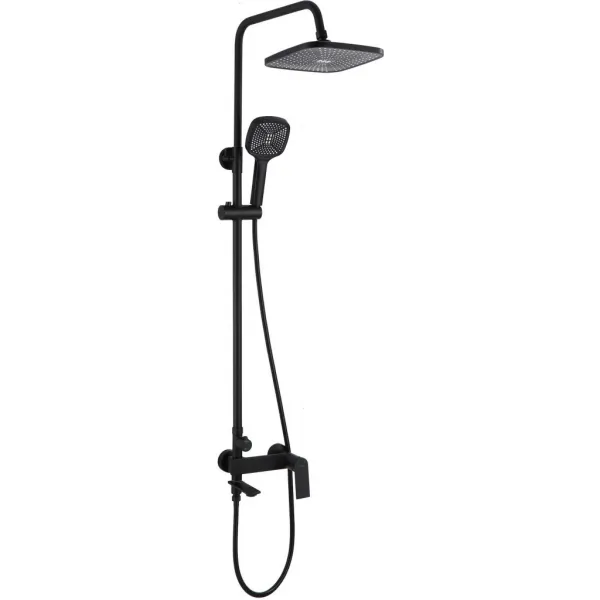 REA REA - Sprchový set s batériou 150mm STORM čierna matná REA-P9533
