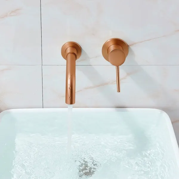 REA - Podomietková umývadlová batéria LUNGO Long Cooper Brush + BOX REA-B4601