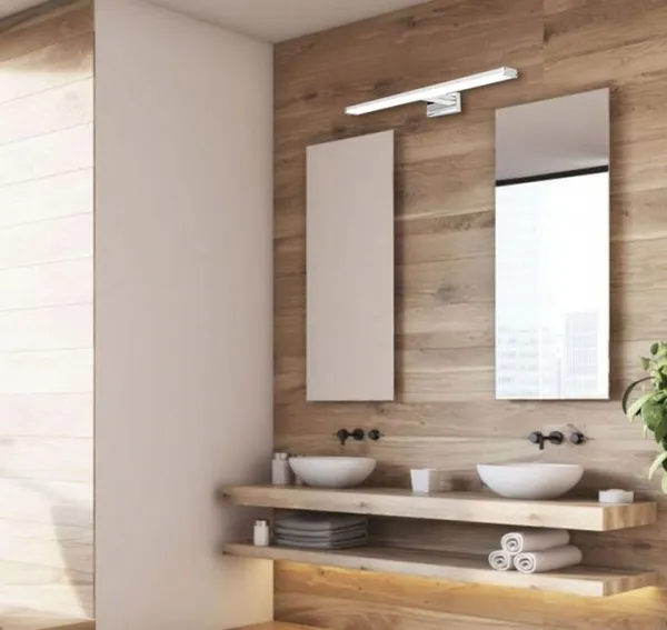 TooLight Kúpeľňové svietidlo 15W 68,5CM APP370-1W strieborné