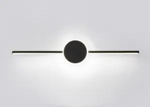 TooLight Svietidlo do kúpeľne s LED Round BLACK 80CM APP850-1W