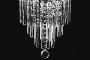 TooLight Krištáľové stropné svietidlo APP787-3C strieborné