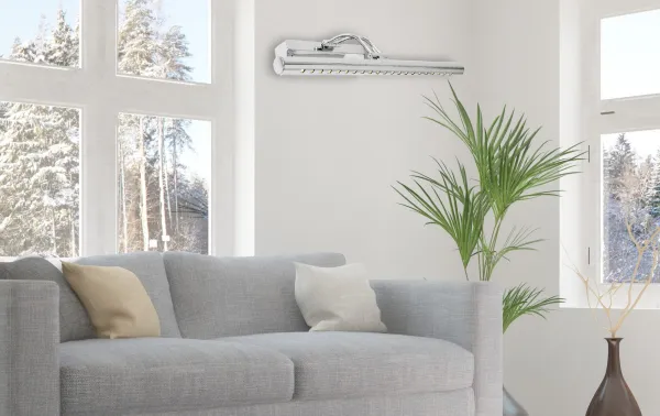 TooLight Kúpeľňové svietidlo 5W 40CM APP364-1W strieborné